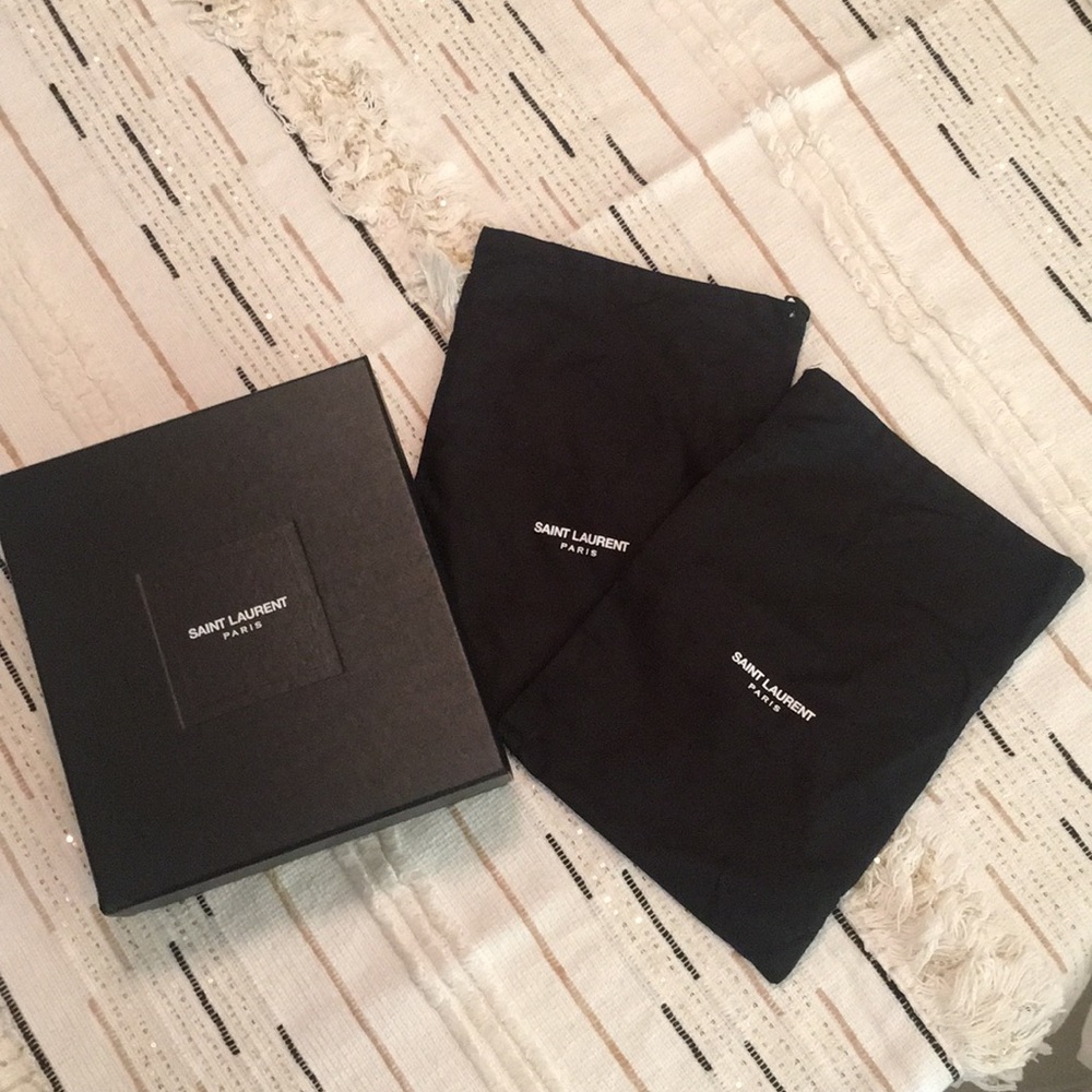 Saint Laurent Shoe Box and Dust Bags